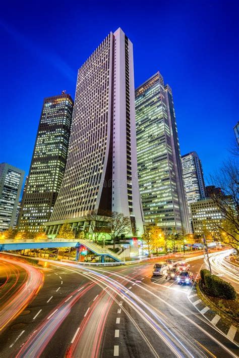 Nishi-Shinjuku, Tokyo, Japan Stock Image - Image of landmark, intersection: 155922219