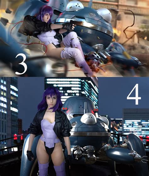 Motoko Kusanagi Cosplay Prints - Etsy