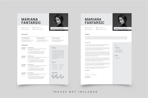 Premium Vector | Resume template