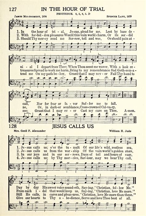 Seth Parker's Hymnal 128. Jesus calls us; o'er the tumult | Hymnary.org