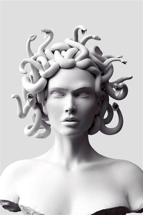 Medusa | medusa et mitologia | Medusa art, Greek sculpture, Sculpture art