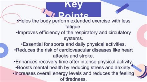 Cardiovascular Endurance and Its Benefits | PPT