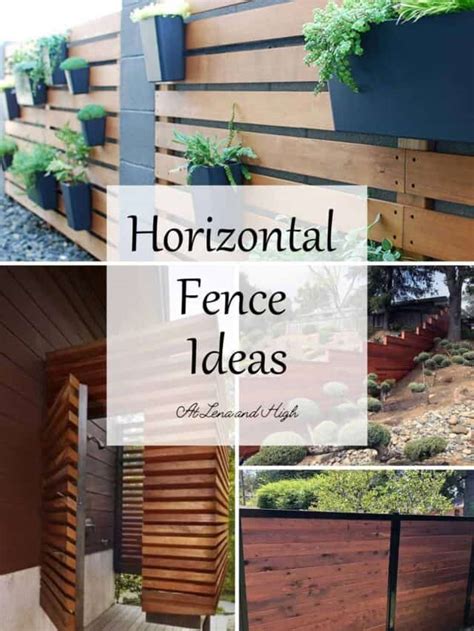 Horizontal Fence Ideas - At Lane and High