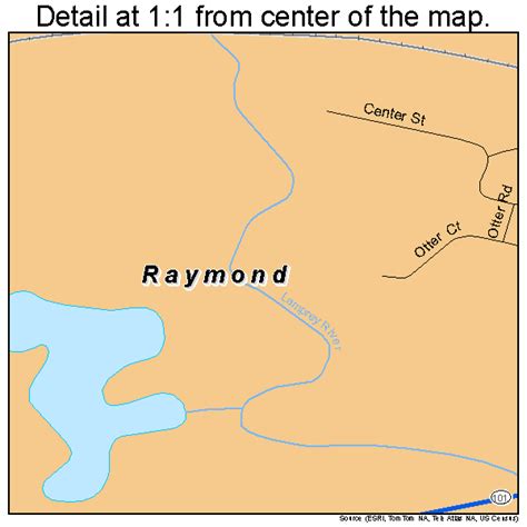 Raymond New Hampshire Street Map 3363940