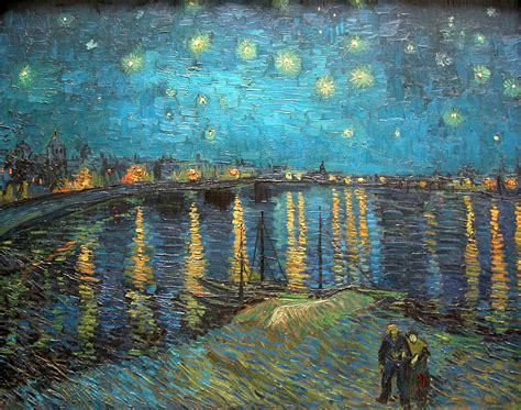 Paris Musee D'Orsay Vincent van Gogh 1888 Starry Night over the Rhone 1