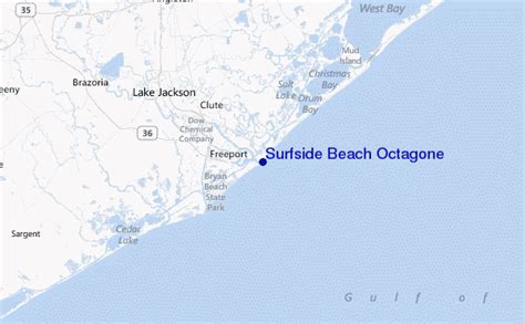 Surfside Beach Texas Map - United States Map States District