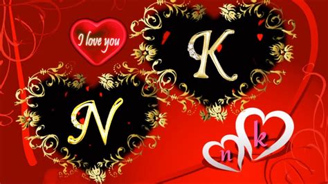 Ns Wallpaper Hd Love Ns love initial with red heart and rose stock image and