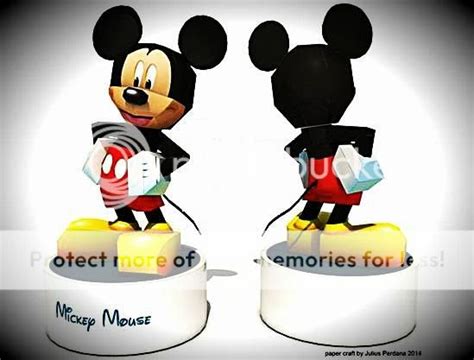 PAPERMAU: Classic Mickey Mouse Paper Model - by Paper Replika