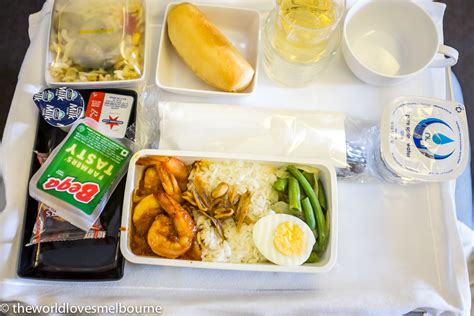 Singapore Airlines Premium Economy Class Meals