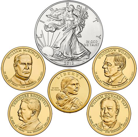 2013 United States Annual Uncirculated Dollar Coin Set (XA5) | eBay