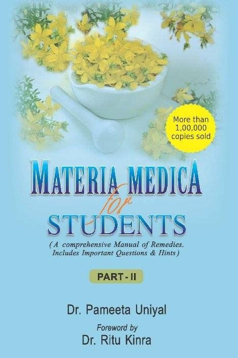 Materia Medica for Students - II | Materia medica, Homeopathy, Remedies