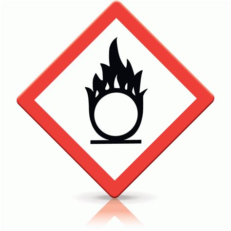 Buy Oxidising Labels | GHS Regulation Stickers