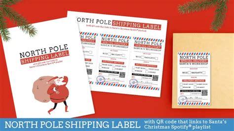 Free Printable North Pole Shipping Labels - Saving Dollars and Sense
