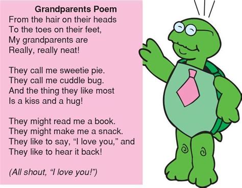 Poems For Grandparents Day Free Printable