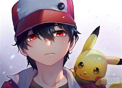 ArtStation - Red from Pokémon Fan Art