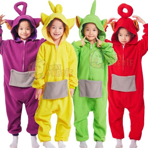 Tinky Winky & Dipsy & Po & Lala Halloween Costumes for Kids Teletubbies ...