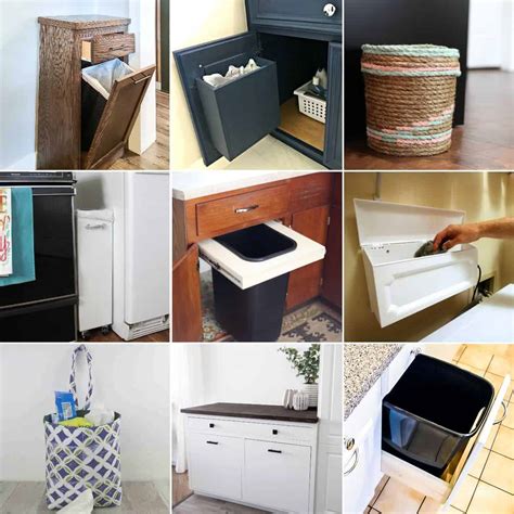 15 DIY Trash Cans You Can Make Yourself - Making Manzanita