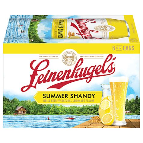 Leinenkugel's Seasonal Summer Shandy 6-12 fl. oz. Cans | Beer, Wine ...