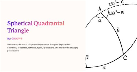 Spherical Quadrantal Triangle