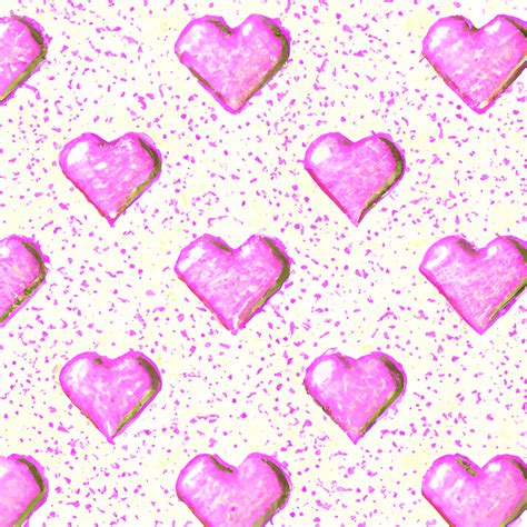 Pink Heart Pattern Glitter Background · Creative Fabrica