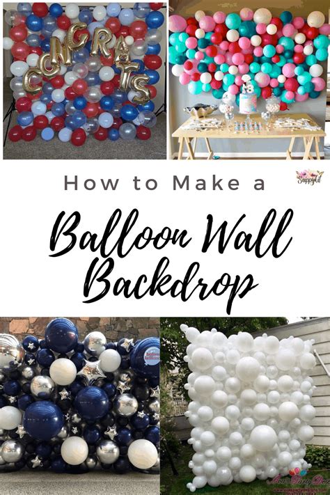 How to Make a Balloon Wall in 4 Easy Steps - Snippykit