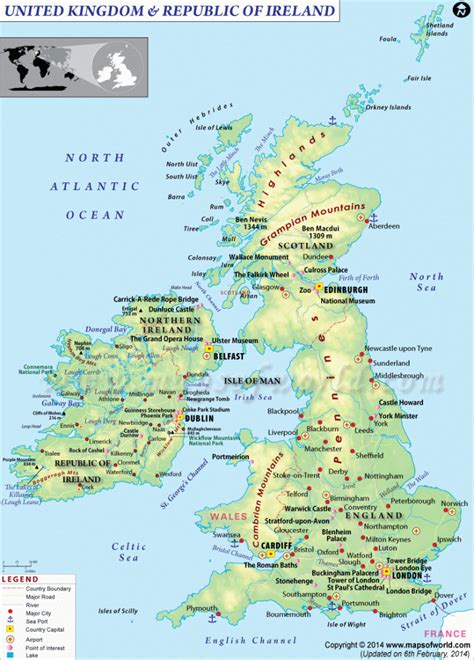 Printable Map Of England And Scotland - Free Printable Maps