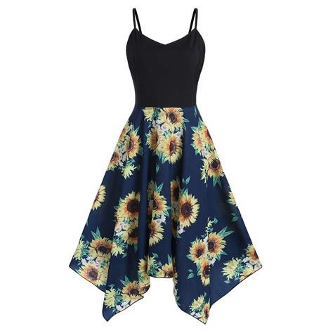 Print Handkerchief Dress – The Dress Shop