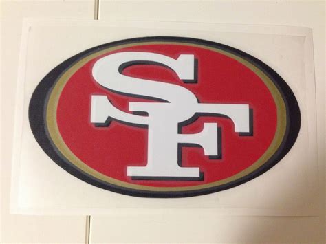 49er vinyl car decal by Etched with Vinyl - www.Facebook.com/EtchedwithVinyl | Chicago cubs logo ...