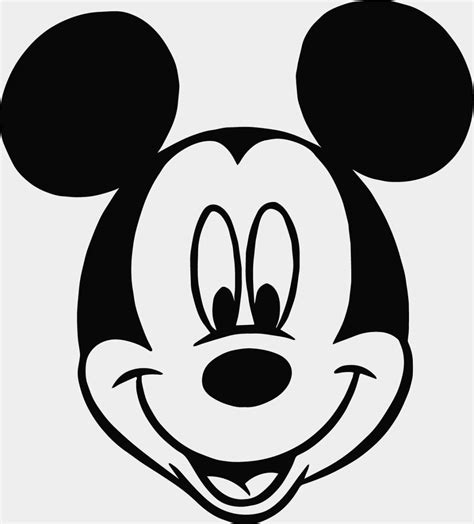 Mickey Mouse Drawing Face at PaintingValley.com | Explore collection of Mickey Mouse Drawing Face