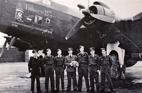 Lucky Halifax Bomber was named "Friday the 13th" - On the bomber's first mission on March 30 ...