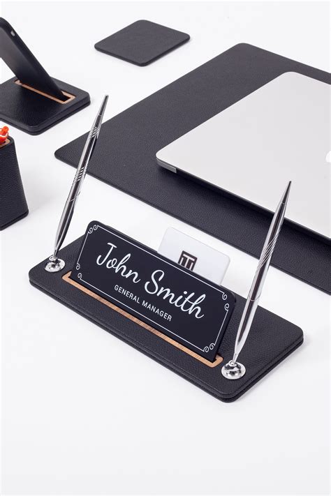 Office Desk Set Desk Accessories Set Personalized Desk Set Office Desk ...