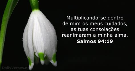 Salmo 94:19 - Versículo da Bíblia - DailyVerses.net