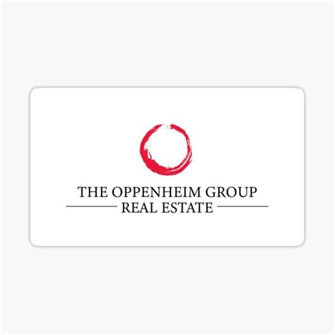 "The Oppenheim Group" Sticker for Sale by LukeWharton | Redbubble