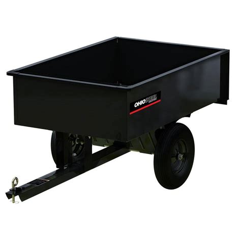 Ohio Steel 12 cu. ft. 1000 lb. Capacity Welded Steel Dump Cart-3048H ...