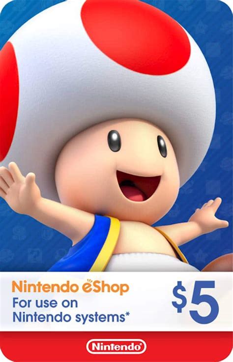 Nintendo eShop $5 Gift Card [Digital] Digital Item - Best Buy