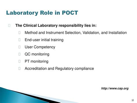 PPT - Point-of-Care Testing (POCT): Role in patient care PowerPoint ...