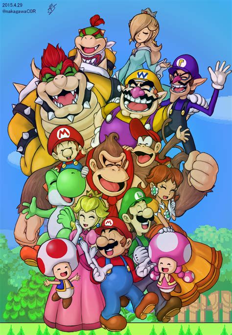 Mario Family by doctorWalui on DeviantArt