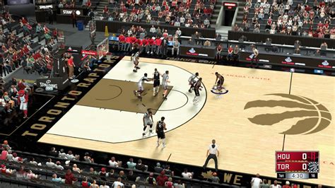 2K Mods by Iron Knight: Toronto Raptors Alternate Home Court (Black and Gold)