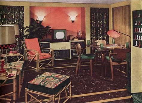 Vintage Images of American Living Rooms, Family Rooms, and Dens From the 1950s ~ Vintage Everyday