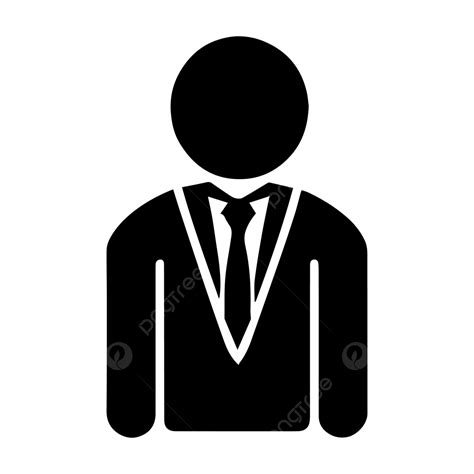 Black Businessman Icon Vector, Businessman Black Icon, Businessman Vector, Manager Icon PNG and ...