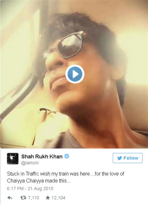 17 years of 'Dil Se': Shah Rukh dubsmashes 'Chaiyya Chaiyya' |IndiaTV ...