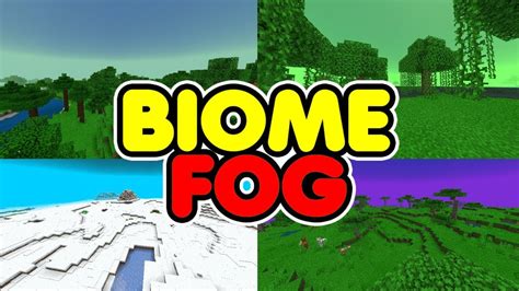 How to ADD BIOME FOG to ANY Minecraft Biome (NEW 1.16 FEATURE) - YouTube