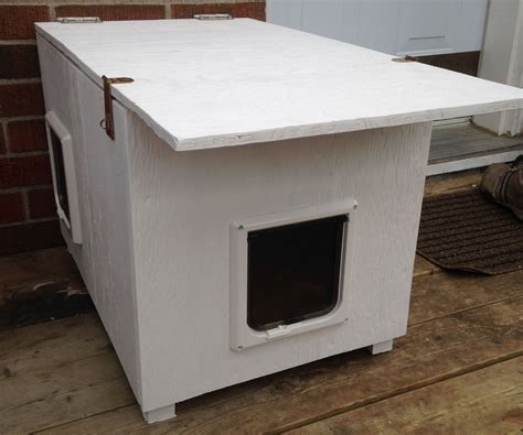 Cat House (for the Winter and for Feral Cats) : 13 Steps (with Pictures) - Instructables