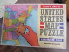 Vintage UNITED STATES MAP Puzzle # 519 Rand McNally 21"x14" Selchow & Righter | eBay
