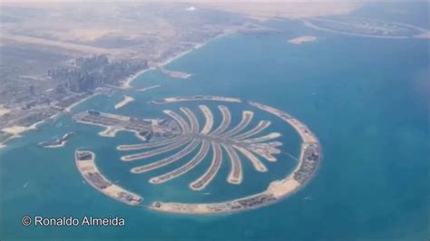 Dubai - Palm Jumeirah aerial view - YouTube