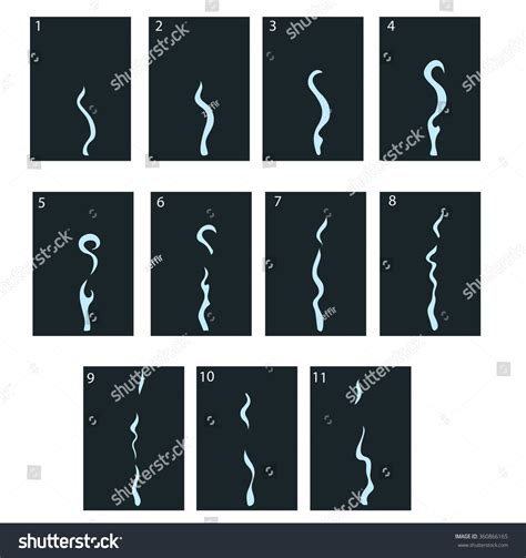 Animation Smoke Stock Vector (Royalty Free) 360866165 | Shutterstock