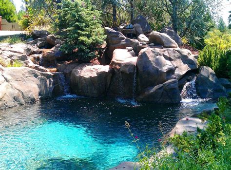 rock style pool from Natural Design Swimming Holes & Waterfalls in Auburn, CA 95602