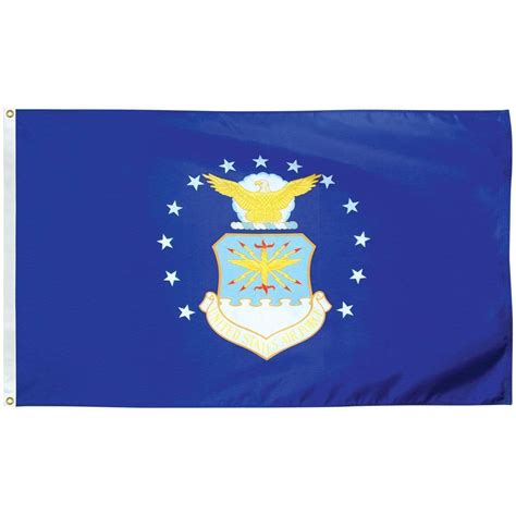 Air Force Flag - Nylon Printed - 12x18 inch, 2x3, 3x5 ft