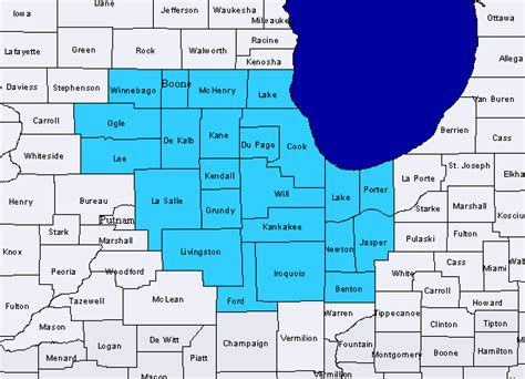 County Map Chicago | Oppidan Library