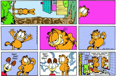 Garfield comic strip written by Jim Davis found on Garfield.com | Garfield comics, Funny comics ...